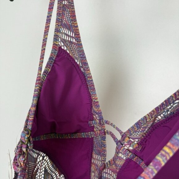 Becca Women’s Purple One Piece Swimsuit Size XS - Picture 2 of 4